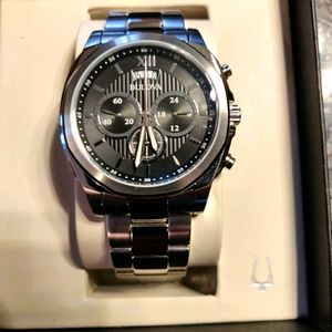 Bulova Men's Chronograph Watch Black
